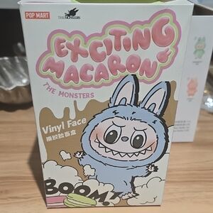 Pop Mart Exciting Macaron Vinyl Face Toy - Blue